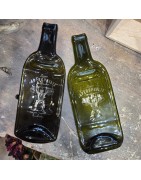 Planche Apéritive en Bouteille 75cl Upcyclée Inscription "Apérophilie" PLATES ET CULOTTÉES