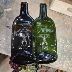 Planche Apéritive en Magnum Upcyclé Inscription "Apérophilie" PLATES ET CULOTTÉES