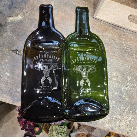 Planche Apéritive en Magnum Upcyclé Inscription "Apérophilie" PLATES ET CULOTTÉES