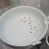 Coupelle en Porcelaine Blanche Fleurs et Papillons RÄDER DESIGN