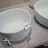 Petite Coupelle en Porcelaine Blanche avec Fleurs et Papillons RÄDER DESIGN