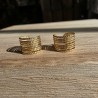 Boucles d'Oreilles Ear Cuff en Acier Doré IKITA