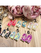 Boucles de Créateur avec du Papier Washi THE COCOTTE