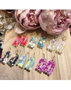 Boucles de Créateur avec du Papier Washi THE COCOTTE