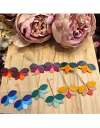 Boucles de Créateur avec du Cuir THE COCOTTE