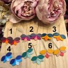 Boucles de Créateur avec du Cuir THE COCOTTE