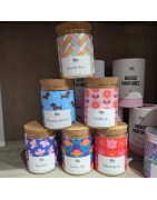 Bougie Vegan à Message Senteur Jardin Oriental Pot en Verre  YAYA FACTORY