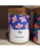 Bougie Vegan à Message Senteur Jardin Oriental Pot en Verre  YAYA FACTORY