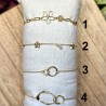Bracelet Minimaliste en Acier Doré IKITA