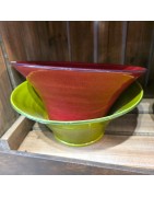 Saladier Forme Evasée en Poterie de l'Atelier Bernex