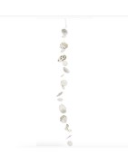 Décoration de Noël Suspension Guirlande Disques Papier et Leds Räder Design