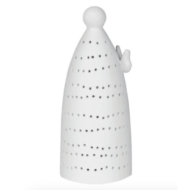 Photophore Ange Design à Leds en Porcelaine, Décoration de Noël Räder Design 90766