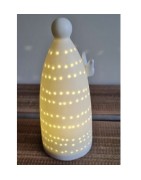 Photophore Ange Design à Leds en Porcelaine, Décoration de Noël Räder Design 90766