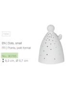 Photophore Ange Design à Leds en Porcelaine, Décoration de Noël Räder Design 90765