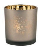 Ensemble de Deux Photophores en Verre, Poussières d'Etoile et Pois Räder Design