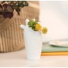 Petit Vase en forme de Cactus Raeder Design en Porcelaine Blanche