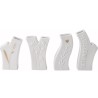 Ensemble de Quatre Mini Vases de forme Originale Les Petits Bonheurs Raeder Design en Porcelaine Blanche