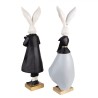 Figurines Couple de Lapins Personnifiés Dandy, en Résine, Clayre et Eef