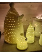 Photophore Ange Design en Porcelaine, Décoration de Noël Räder Design 90762