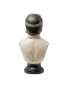 Grande Figurine Buste Chien Personnifié Aviateur ou Motard