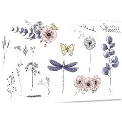 Parure Tatouage Ephémère, Botanique, SIOOU