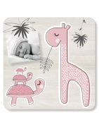 Pêle-Mêle Céleste Girafe Rose Lovely Tribu promotion