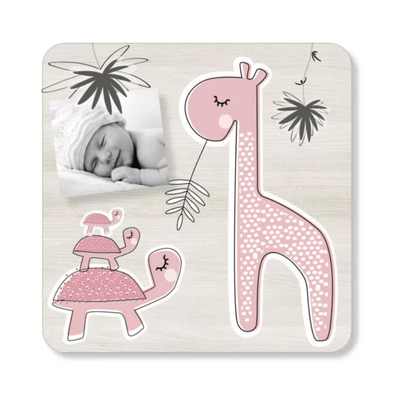 Pêle-Mêle Céleste Girafe Rose Lovely Tribu promotion