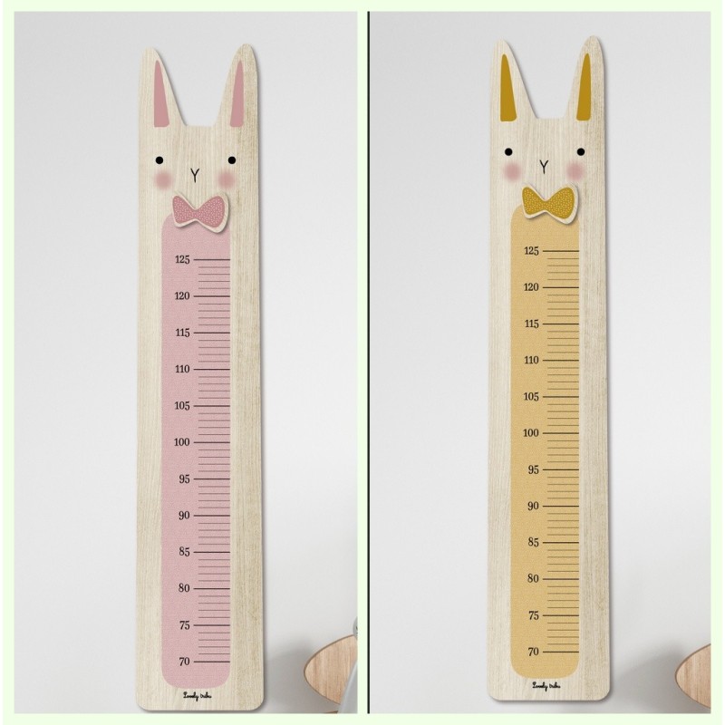 Toise Mr Lapin Lovely Tribu, Ocre, ou Rose promotion