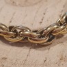 Bracelet Camron à Mailles Torsadées en Acier Doré BOHM