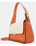 Sac Tom et Eva Orange et Crème, et Effet Dentelle