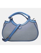 Sac à Main Tom et Eva Bleu Ciel Et Tissus