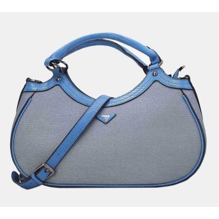 Sac à Main Tom et Eva Bleu Ciel Et Tissus