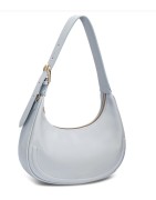 Sac à Main Forme Croissant David Jones Bleu Ciel