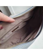 Sac à Main Forme Croissant David Jones Bleu Ciel