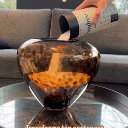 Bougie POUDREE PARIS Blanche, bougie en perles de cire