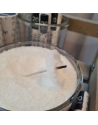 Bougie POUDREE PARIS Blanche, bougie en perles de cire