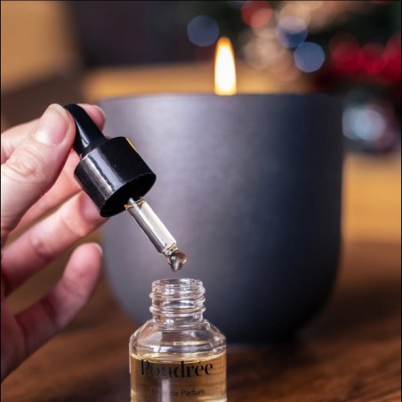 Parfum Elixir pour Bougie POUDREE PARIS, bougie en perles de cire