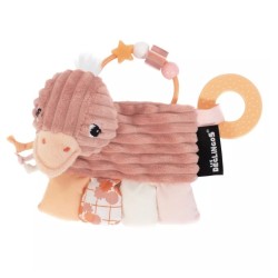 Hochet d'activités Les Déglingos la Biche,le Renard, le Hibou, le Zèbre, l'Autruche, le Lama