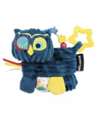 Hochet d'activités Les Déglingos la Biche,le Renard, le Hibou, le Zèbre, l'Autruche, le Lama