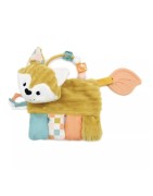 Hochet d'activités Les Déglingos la Biche,le Renard, le Hibou, le Zèbre, l'Autruche, le Lama