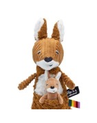 Alezou la Peluche Kangourou Maman Bébé, les Déglingos