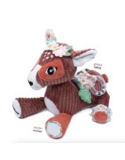 Grosse Peluche d'Activités Les Déglingos, Mélimélos la Biche