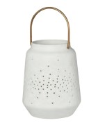 Lanterne Photophore en Porcelaine Blanche Räder Design