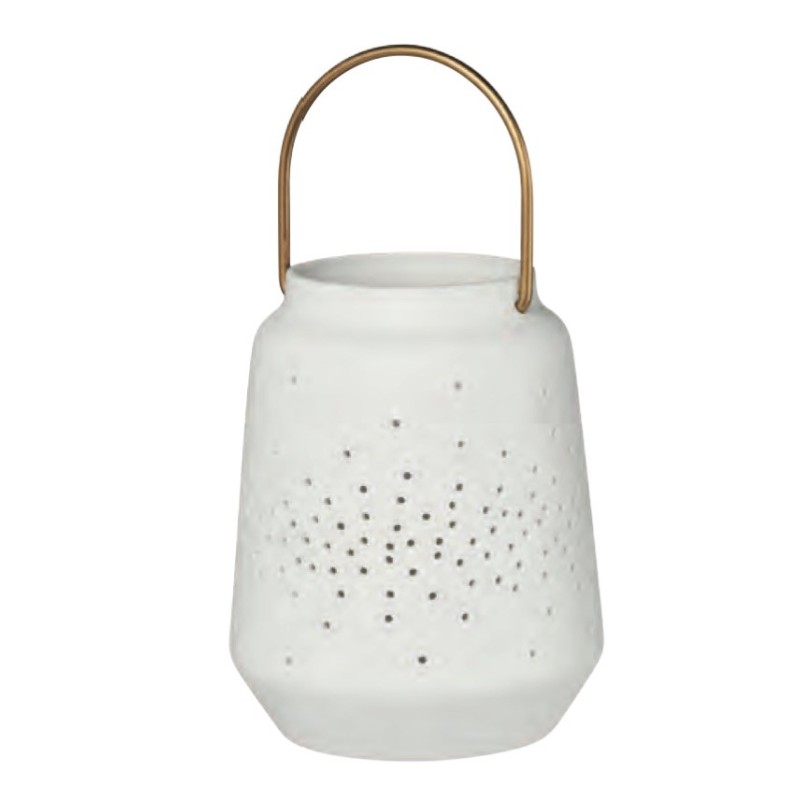 Lanterne Photophore en Porcelaine Blanche Räder Design