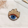 Broches Brodées Coeur, Chat, Oeil, Fleur, Milë Mila