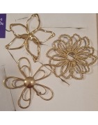 Broches Fleur en Acier Doré MILË MILA